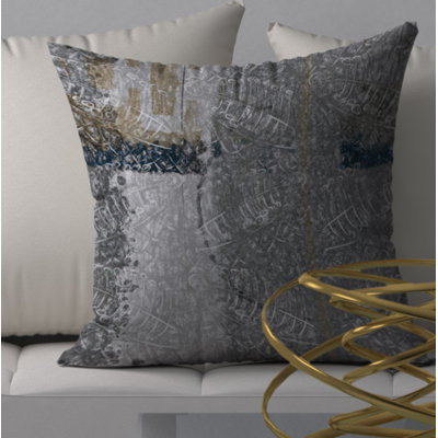 Abstract Reversible Throw Pillow