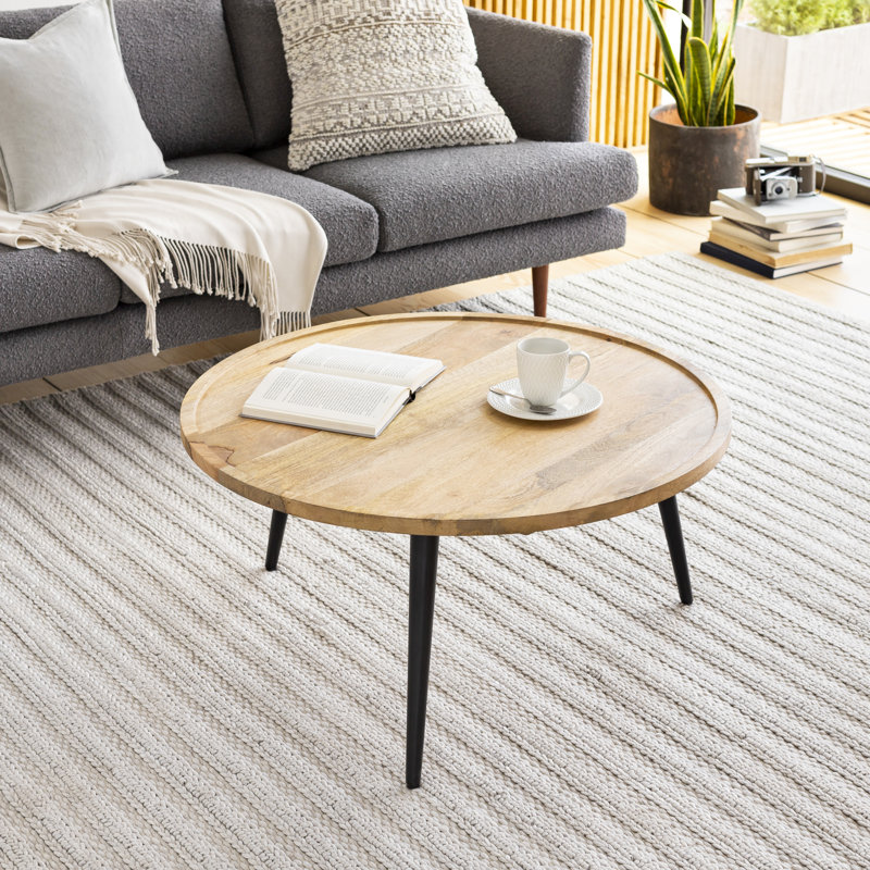Avianah Modern Coffee Table, Natural