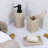 Stone Effect Soap Dish Holder Cup Dispenser Tray-73644675