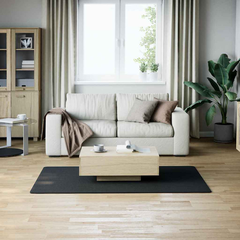 Tapis d'intérieur à poils longs avec envers antidérapant, Rectangle 3'11" x 6'