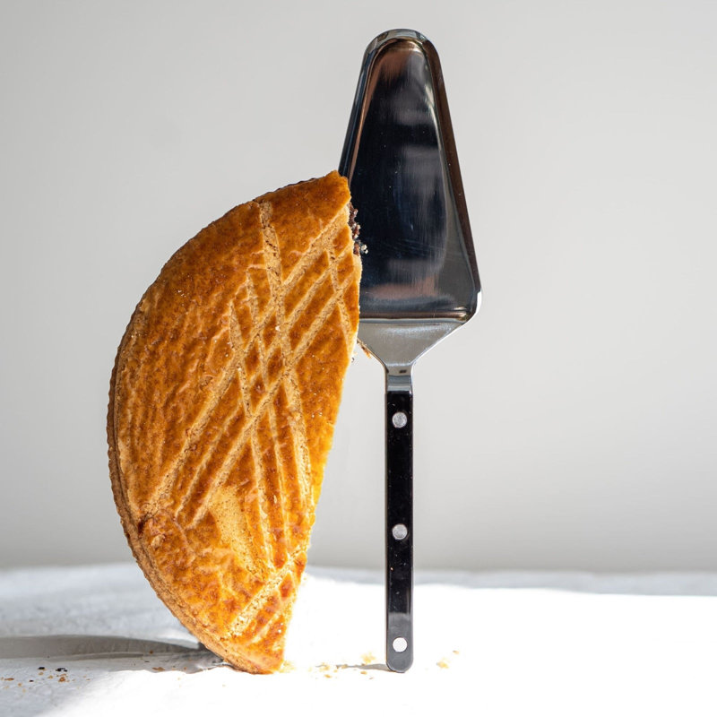 Bistrot Solid Cake Server, Black