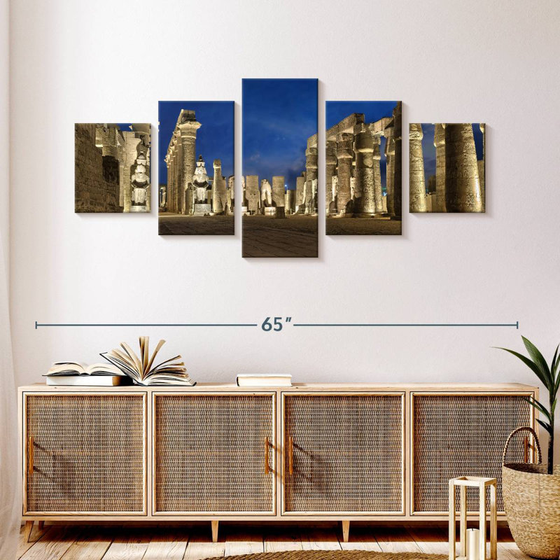 Pharaohs At Luxor, 24" H x 55" W