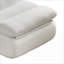 Méridienne avec repose-pieds | Fauteuil inclinable moderne en velours côtelé blanc cassé pour petits espaces, chambre à coucher | Velours côtelé | Standard-1991496040