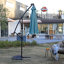 Parasol solaire solaire à DEL-1014554300
