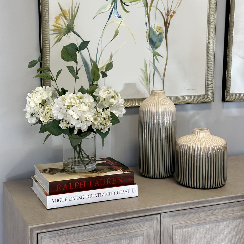 Spring Additions Hydrangea Flower Spray Arrangement, White
