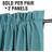 Linen Look 100% Blackout Curtains for Bedroom Full Light Blocking Rod Pocket 42 Inches Wide Linen Textured Thick Window Curtain Drapes with Backing-1600622928-1600622891