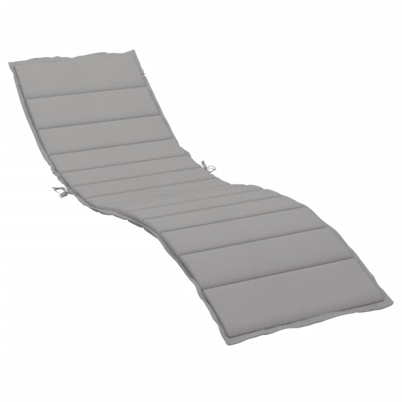 Outdoor Seat / Back Cushion, Gray, 23.6" W x 78.7" D x 1.2" H