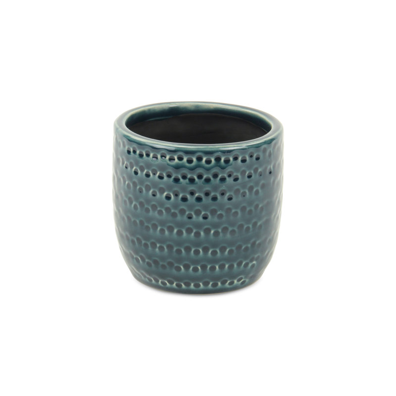 Erinn Handmade Pot Planter, 4.25" H x 4.25" W x 4.25" D