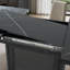 with Glass and Steel Base Dining Table-2089270830