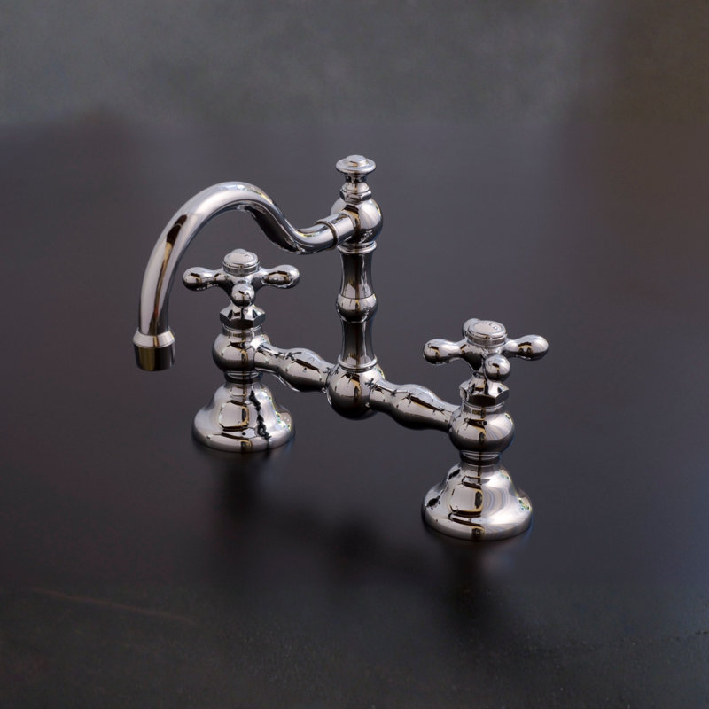 Robinet de lavabo pont Rio Grande par Strom Living, Laiton ultra enduit