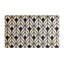 Tapis de sol lavable à feuilles abstraites graphite et brun clair 2 pi x 3 pi Cyson-274292814