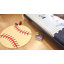 Tapis pour enfants Furnish My Place Niemann Baseball Round | Forme ronde | Maternelles, salles de classe et salles de jeux | Design contemporain | Multicolore -1510309597