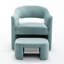 Fauteuil demi-tonneau avec repose-pieds Kyah-220945854