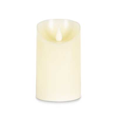 Flameless Pillar Candle Plastic