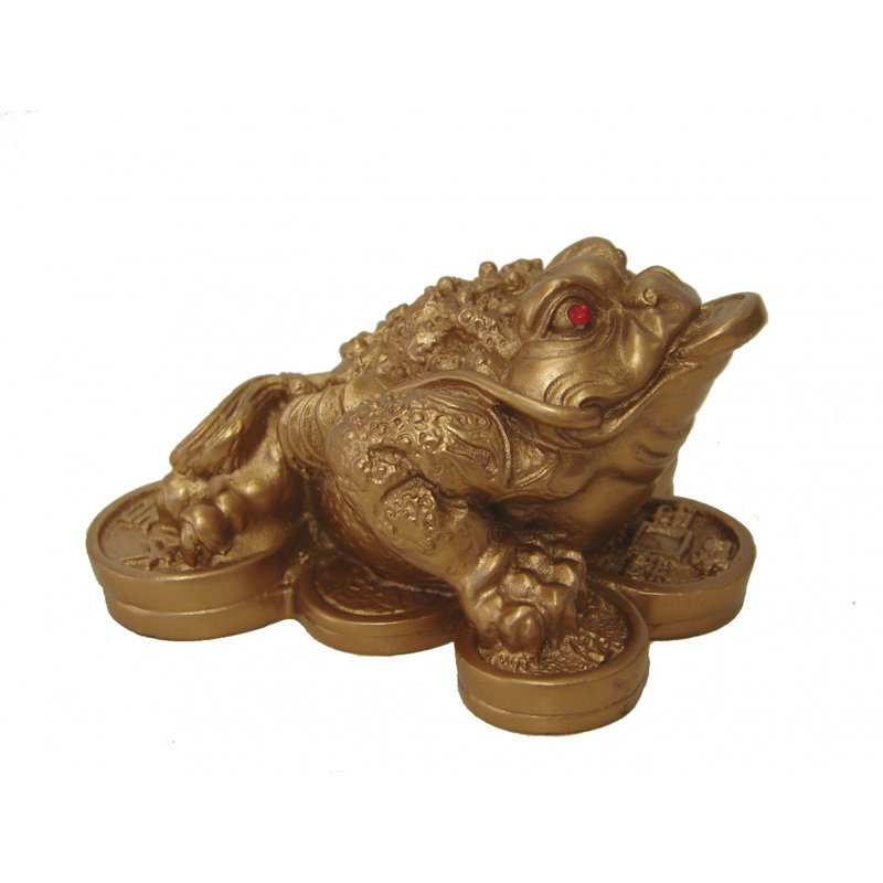 Figurine Golden Silver Frog