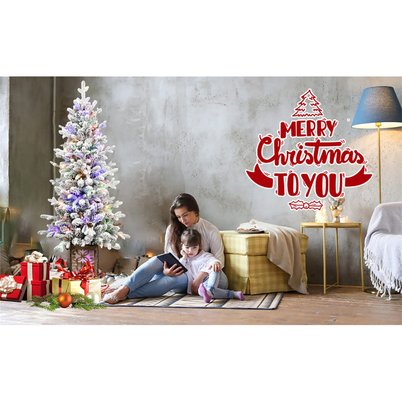Arbre de Noël enneigé 4 pi avec