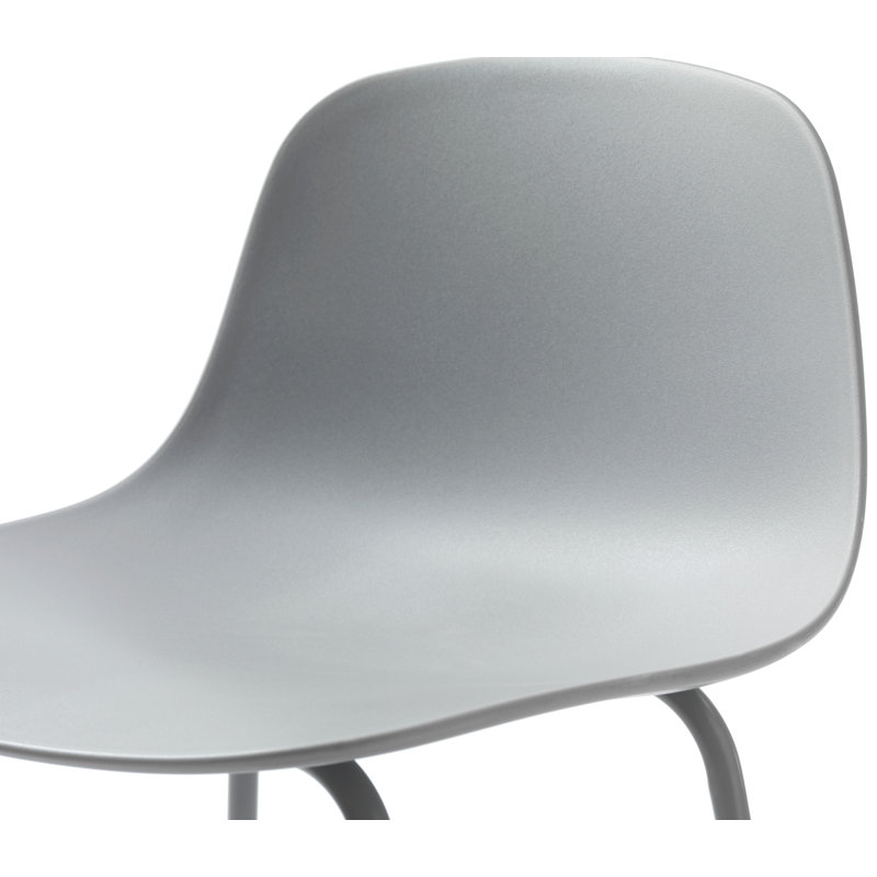 Kordt Counter Stool with Metal Frame, Grey