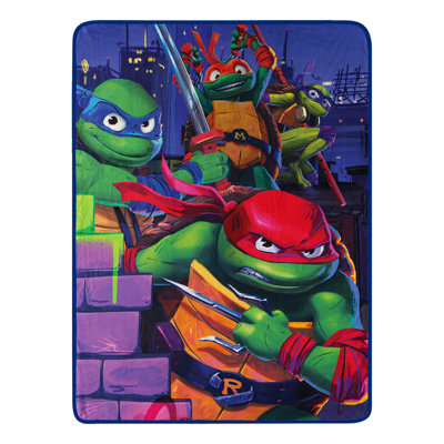 Teenage Mutant Ninja Turtles Mm Mayhem Rules Micro Raschel Throw Teenage Mutant Ninja Turtles Mm Mayhem Rules Micro Raschel Throw