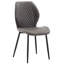 Ensemble de salle à manger 9 pièces de style Mid-Century moderne avec table en MDF de 71 po et 8 chaises en similicuir, base en tréteaux-136729744