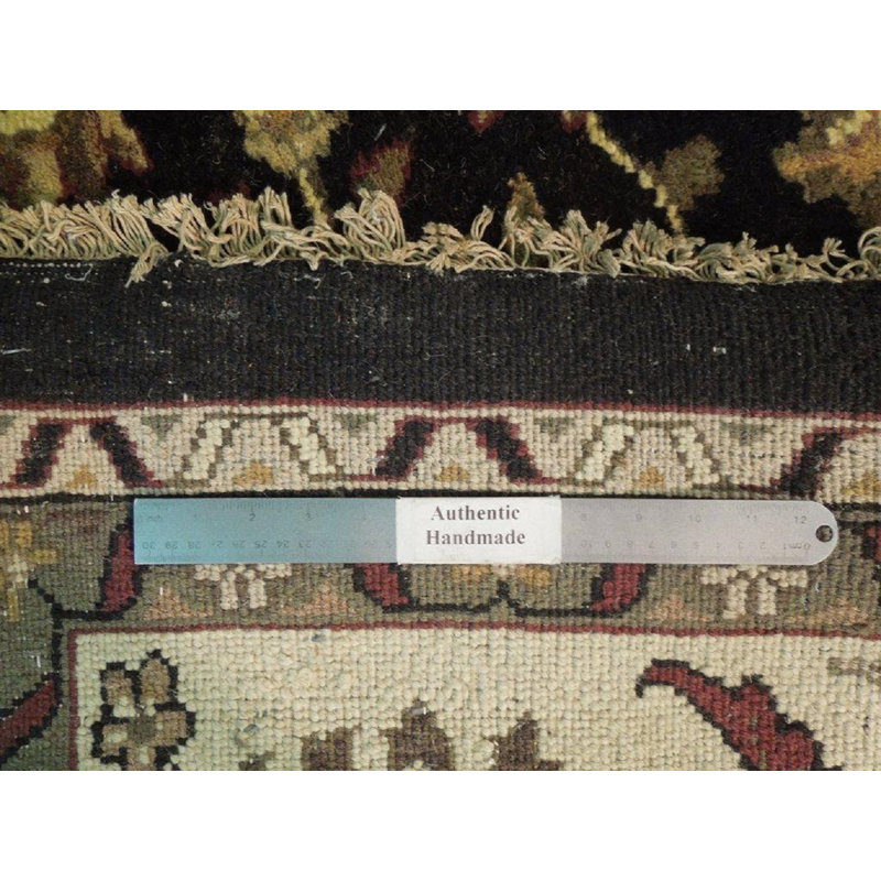 Tapis rectangulaire en laine 12 pi x 18 pi Agra