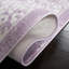 Tapis mauve / beige