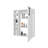 White 1-Door Bathroom Cabinet with 4 Open Shelf
