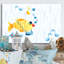 «Bathroom Mail and Livraison Art», reproduction d'art sur toile encadrée-67273547-67273548