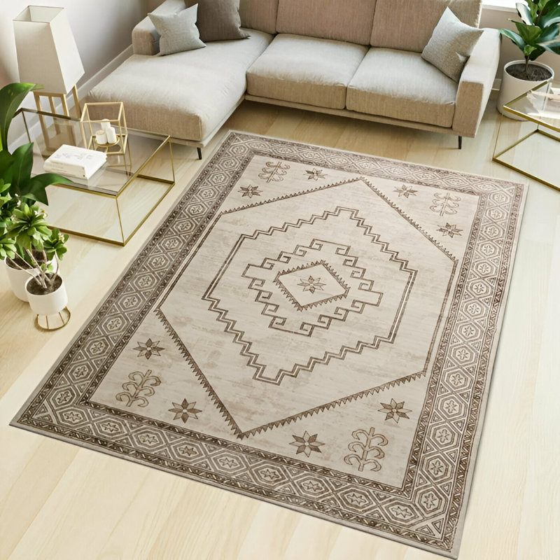 Ingrid Vintage Look Shag Area Rug, Rectangle 160 x 230 cm