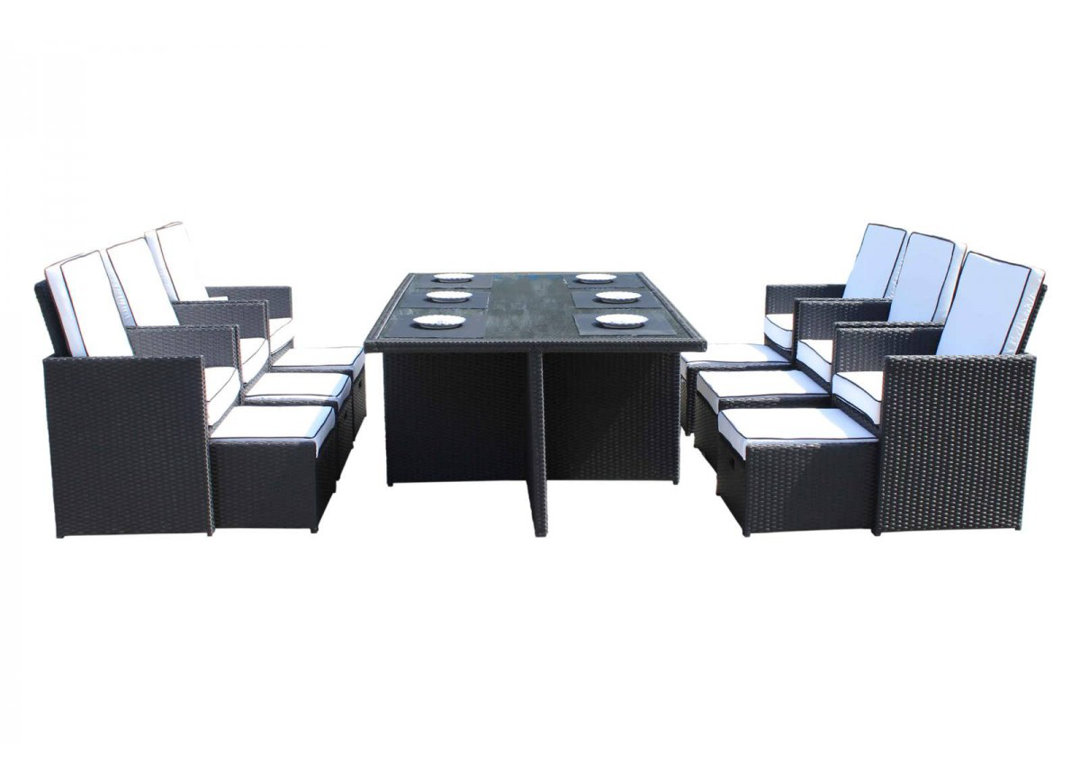 Wren 6 Seater Dining Set with Cushions