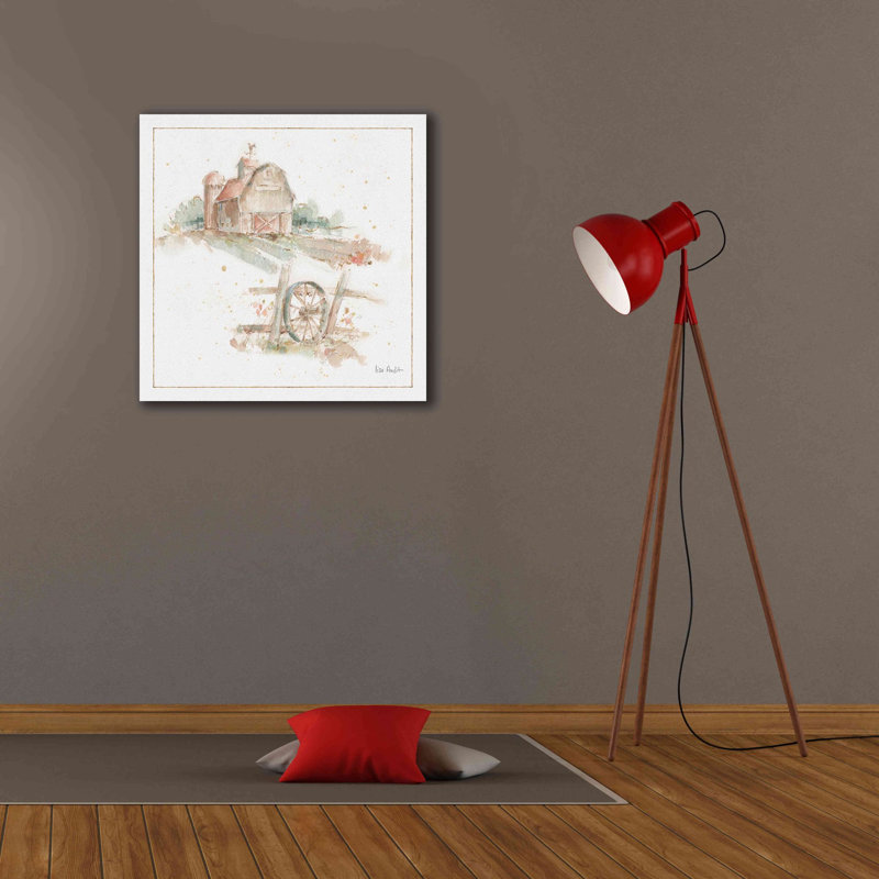 «Farm Friends XV» par Lisa Audit, art mural sur toile, H 26 po x l 26 po x P 1,5 po