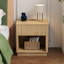 Table de chevet moderne, tables de chevet avec stations de recharge pour chambre à coucher, ensemble de 2-1097282277