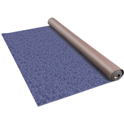 Deep Blue Marine Carpet 6 Ft X 18 Ft Marine Carpeting Marine Grade Carpet For Boats With Waterproof Back Outdoor Rug For Patio Porch Deck Garage Outdoor Area Rug Runner Anti-Slide Porch Rug