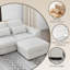 Canapé modulaire rembourré 5 pièces avec repose-pieds-230700685