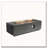Outdoor Rectangle Propane Fire Pit Table 60inch, 60,000 BTU Concrete Fire Table with Waterproof Cover-865555122