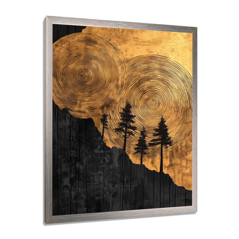 Giovanie - paysages, impressions sur toile, Impression d'un seul cadre photo, Argent argent, H 40 po x l 30 po