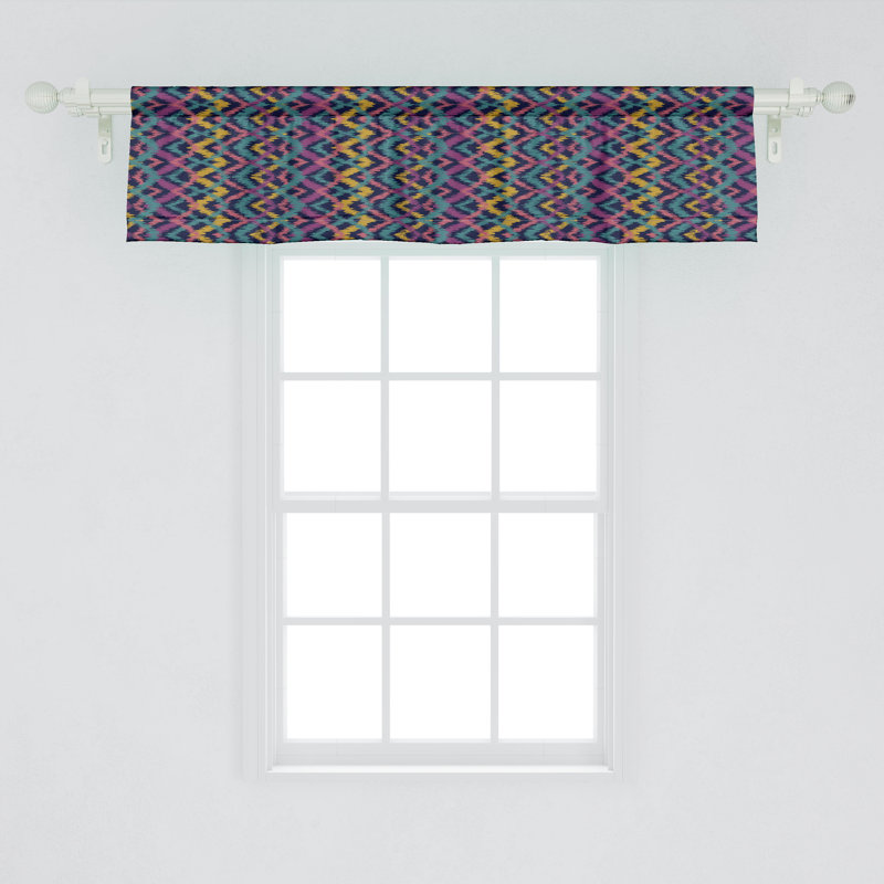 Multicolore cantonnière Ambesonne Tribal, L 54 po x L 12 po