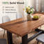 Solid Wood Base Dining Table