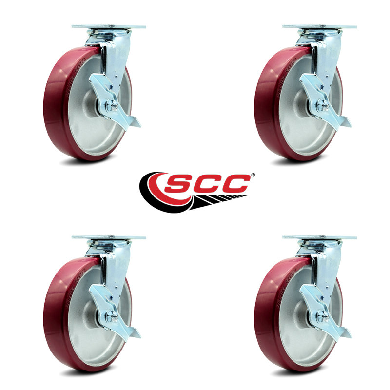 Polyurethane on Aluminum Caster