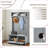 Entryway Hall Tree with Shoe Bench, Open Shelves &amp; Hooks | Classic Coastal | White | Solid Wood Feet, MDF-996053849