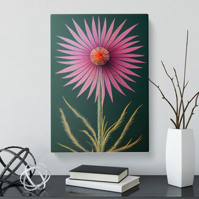 CAN-V0523-2504X Thistle Polygon - Wrapped Canvas Print