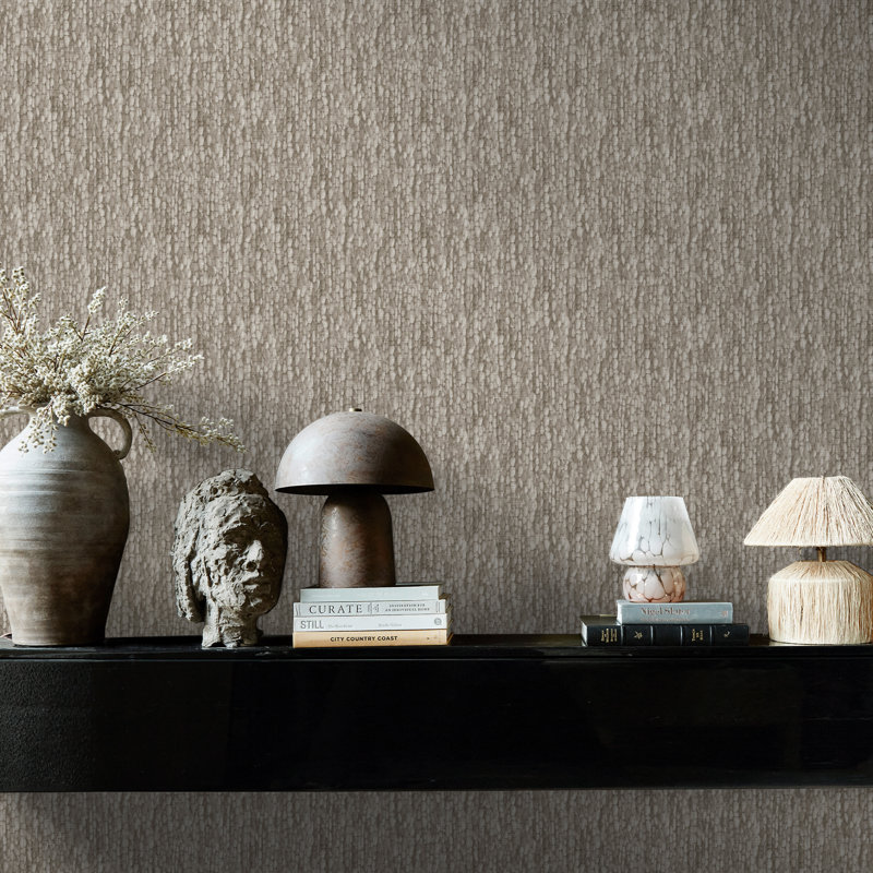 Papier peint Heirloom Knit Greige, Beige