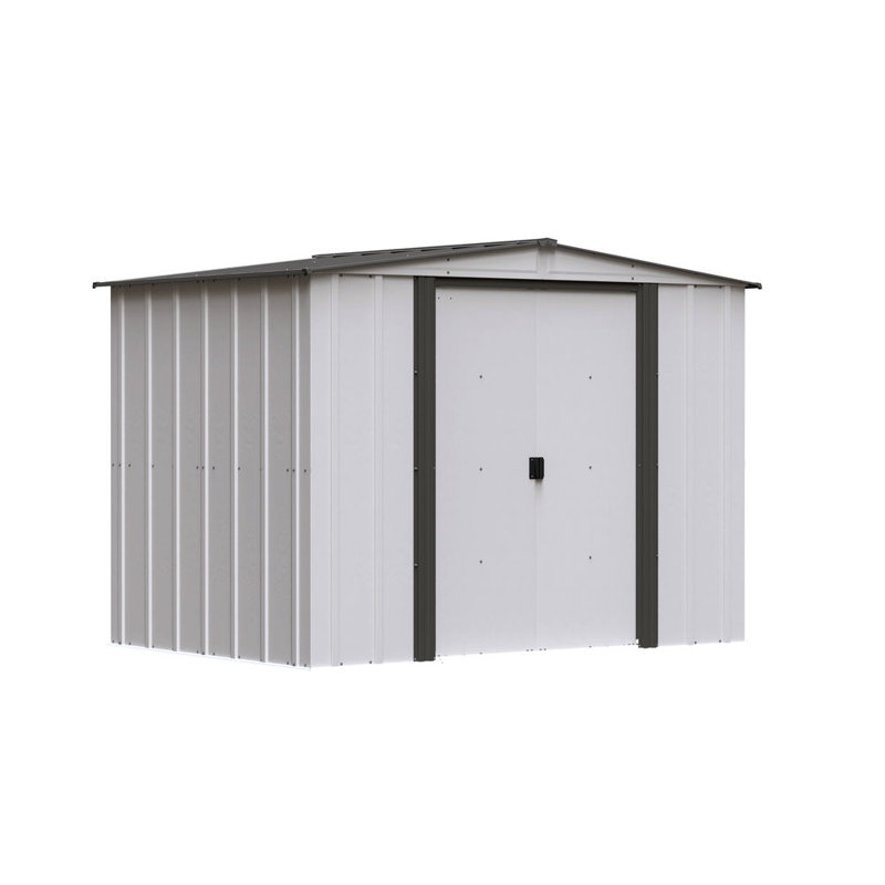 Classic Steel Storage Shed, 8X6, Charcoal