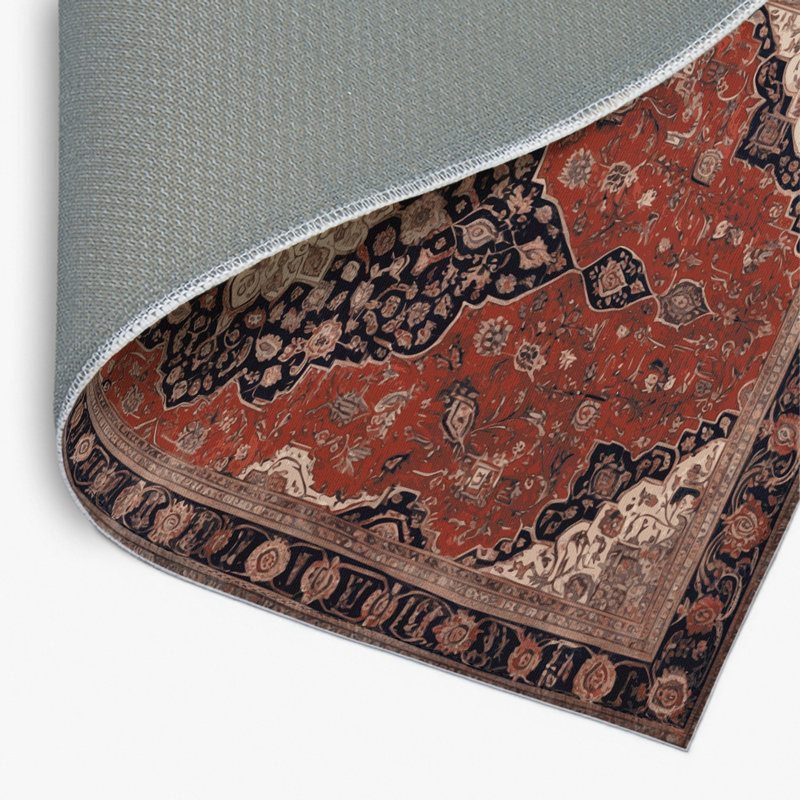 Tapis d'intérieur et d'extérieur brun Persian, Rectangulaire 2 pi x 3 pi