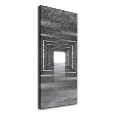 Brick Tunnel - Wrapped Canvas Print