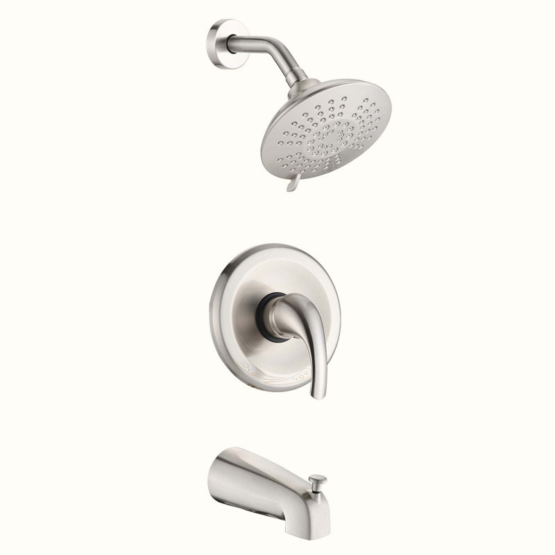 Complete Shower System, Brushed Nickel