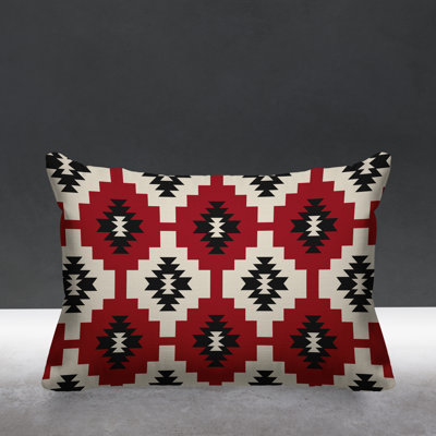 Hinto Outdoor Reversible Throw Pillow