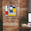 Ivy Bronx «Mondrian NFT2» par Epic Portfolio, estampe numérique sur toile-1795230303