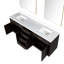 Ensemble de meuble-lavabo double 84 "avec miroir 84"-82319314-82319313