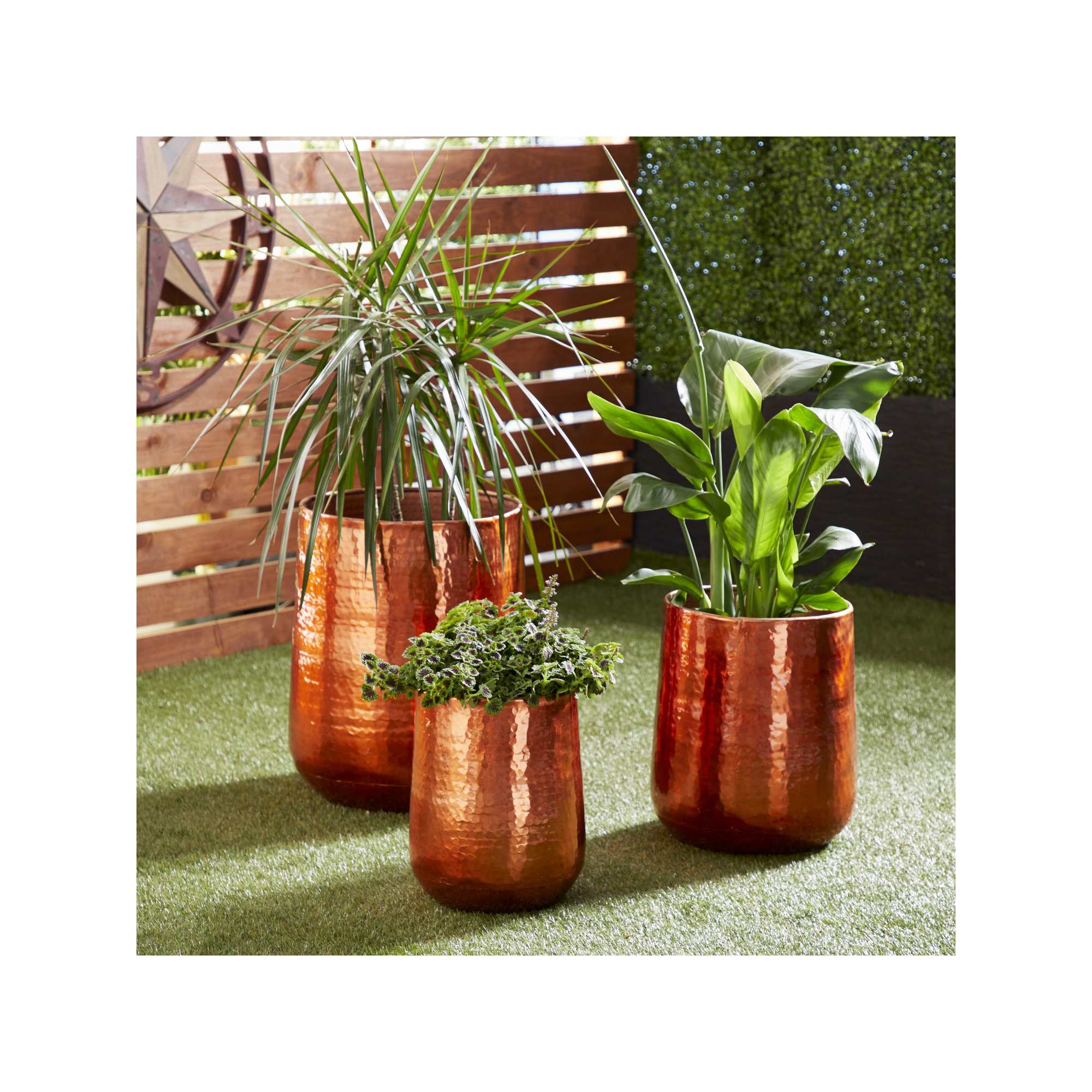 Timblin Pot Planter - Set of 3, Copper