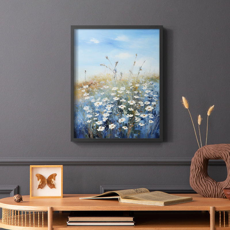 FLORAL Series III - reproduction encadrée de qualité supérieure - prête à être accrochée - aucun clou requis